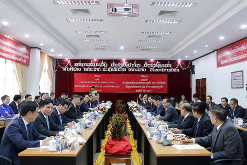 会谈场景。(图片来源:越通社) 会谈场景。(图片来源:越通社)