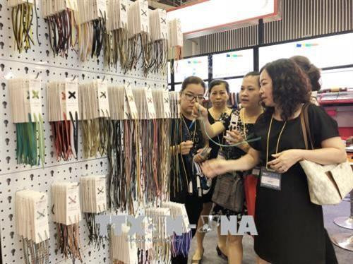 展会参观者。（图片来源：越通社）