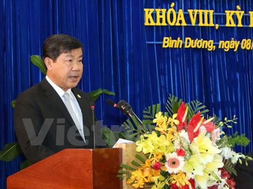 越南平阳省人民委员会主席陈清廉（图片来源：越通社）