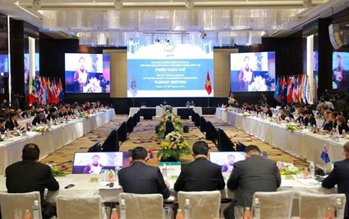 会议场景。（图片来源：越通社）