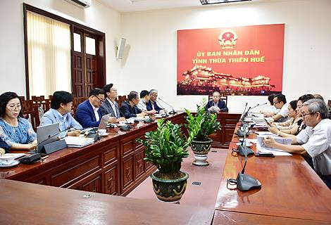 承天-顺化省人民委员会主席潘玉寿会见韩国釜山经济促进会(BEPA )领导代表团。图自互联网