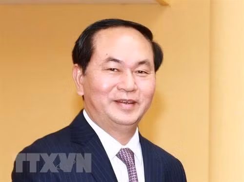 越南社会主义共和国主席陈大光。图自越通社