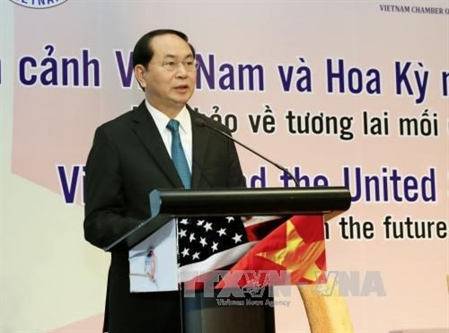 陈大光出席研讨会并发表重讲话。(图片来源:越通社) 陈大光出席研讨会并发表重讲话。(图片来源:越通社)