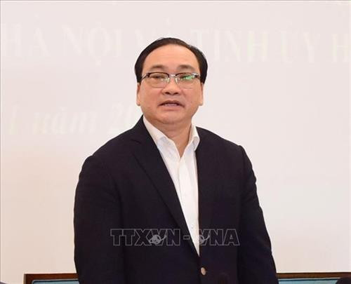 越共中央政治局委员、河内市委书记、原政府党组成员、原政府副总理黄忠海。图自越通社