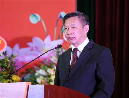 越共中央对外部副部长阮俊峰当选2019-2024年任期越白友好协会主席。图自越通社
