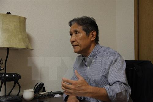 日本大阪经济大学中国专家Daisuke Hosokawa教授。图自越通社