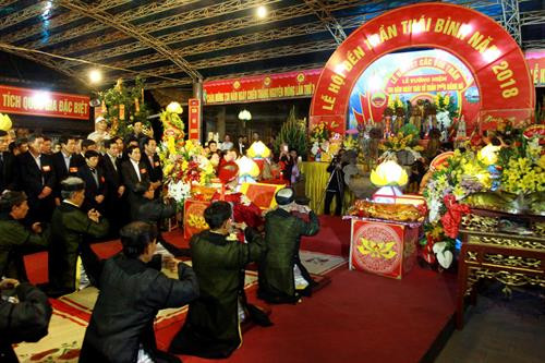 2018年陈祠庙会开庙仪式。（图片来源：越通社）