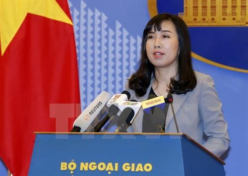 越南外交部发言人黎氏秋姮。（图片来源:越通社）