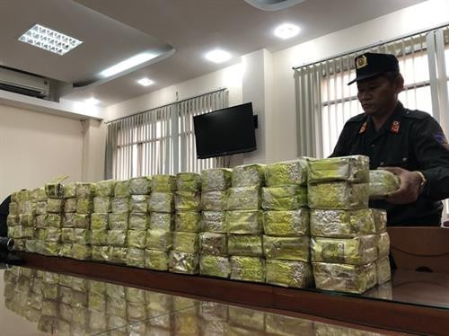 警方没收的毒品数量。图自http://cand.com.vn