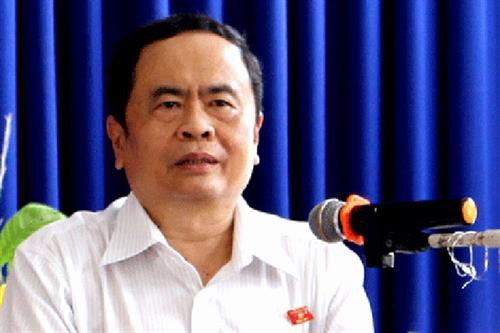 越共中央书记处书记、越南祖国阵线中央委员会主席陈清敏 图自因特网