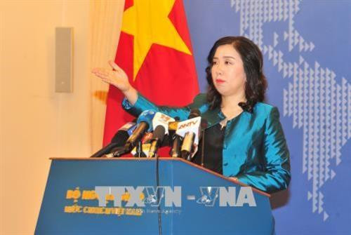 外交部发言人黎氏秋姮。越通社记者 阮康 摄