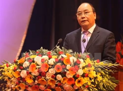 越南政府总理阮春福。(图片来源:越通社) 越南政府总理阮春福。(图片来源:越通社)