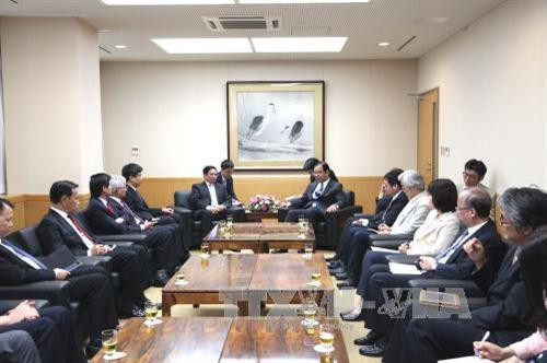 双方会见场景。(图片来源:越通社) 双方会见场景。(图片来源:越通社)