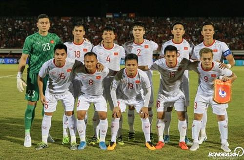 越南国足排名上升两位 跻身世界第97位。图自互联网