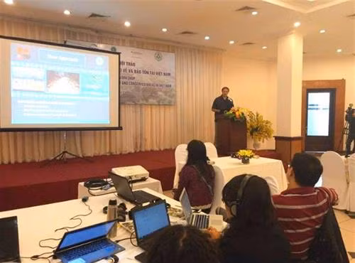 研讨会场景。图自《自然资源与环境报》