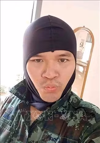 枪击案凶手托马(Jakrapanth Thomma)。图自越通社 枪击案凶手托马(Jakrapanth Thomma)。图自越通社