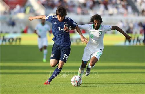 日本队1-0淘汰沙特队。图自越通社