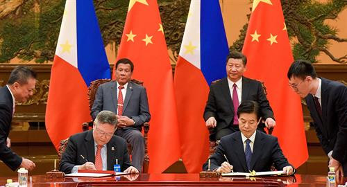 菲律宾与中国签署多项合作协议。（图片来源：因特网）