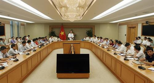 会议场景。图自越通社