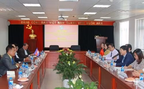 会谈场景。图自越南公论电子报 会谈场景。图自越南公论电子报