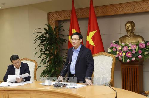 王廷惠在会议上发表讲话。（图片来源：越通社）