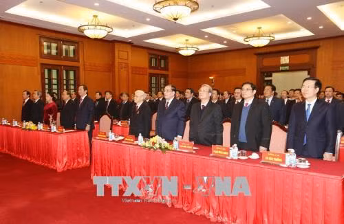 与会代表出席仪式。(图片来源:越通社) 与会代表出席仪式。(图片来源:越通社)