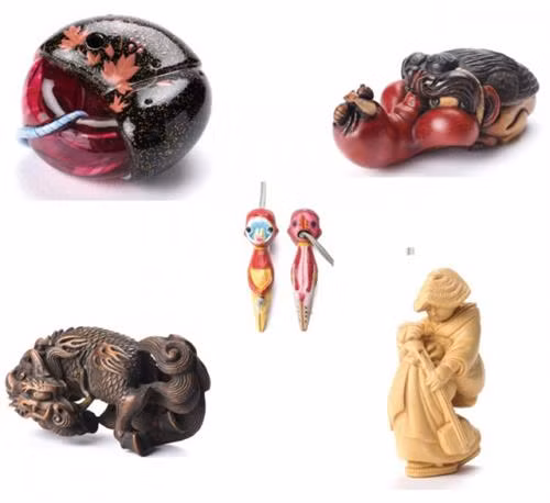 日本当代木雕艺术作品。（图片来源：因特网）