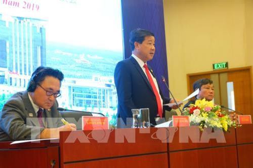 平阳省人民委员会主席陈清廉在会上发言。图自越通社