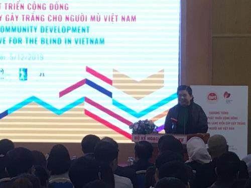 国会副主席丛氏放出席活动并发表讲话。图自越通社