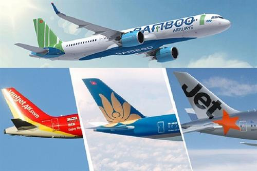 2019年越南各家航空公司旅客运输量达近5500万人次。图自互联网