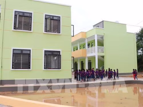 三星希望学校。（图片来源：越通社）