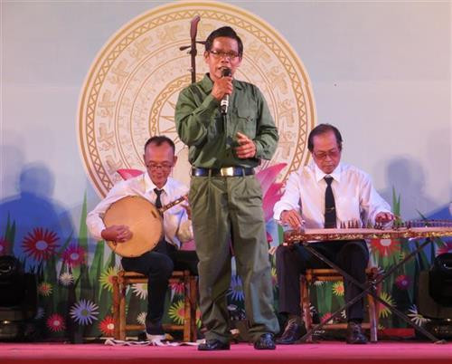 获奖的节目。图自越通社