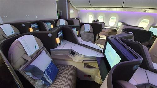 越竹航空正式将波音787-9梦想飞机投入运营。图自互联网