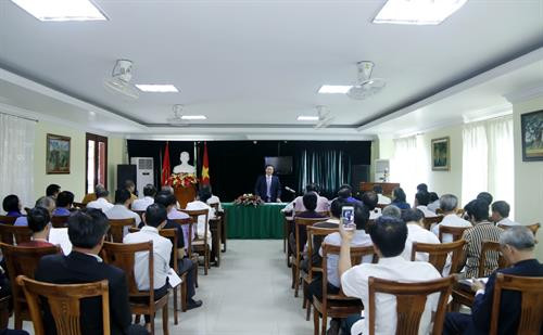 会议场景。（图片来源：越通社）