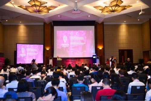 资料图：2018年越南金融科技论坛场景。 图自互联网
