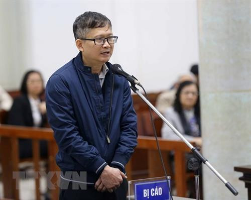 被告人丁孟胜。（图片来源：越通社）