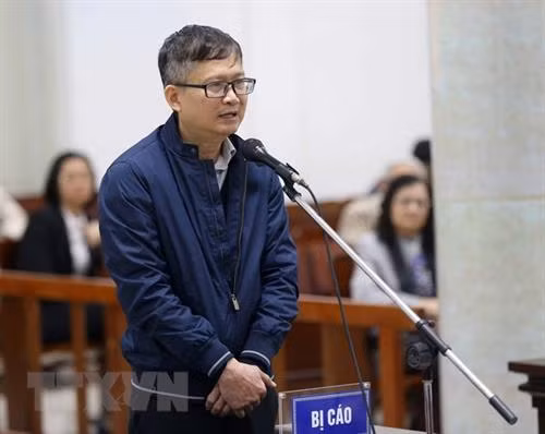 被告人丁孟胜。(图片来源:越通社) 被告人丁孟胜。(图片来源:越通社)