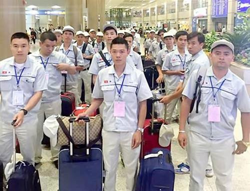 资料图：越南出国务工人员。图自越通社