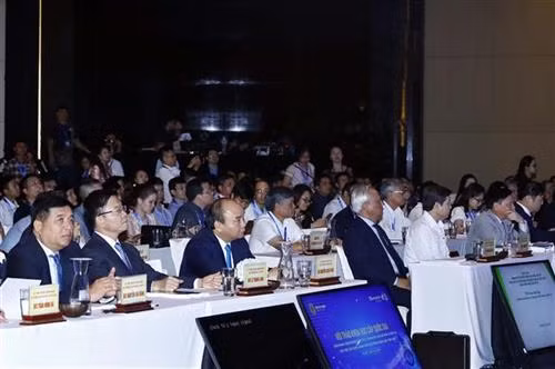 研讨会现场。图自越通社