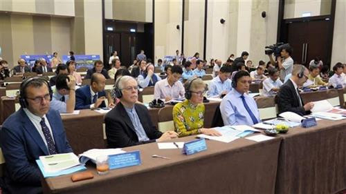 研讨会场景。图自越通社