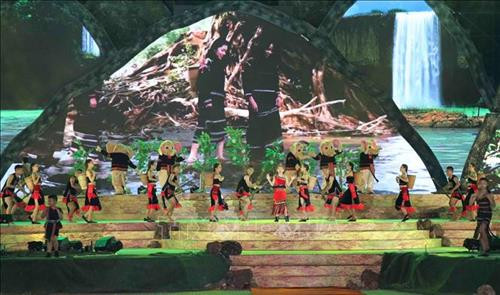 2019年第七届邦美蜀咖啡节闭幕式场景 图自越通社 2019年第七届邦美蜀咖啡节闭幕式场景 图自越通社