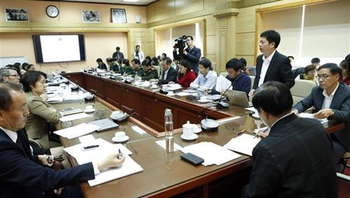 会议场景。图自越通社