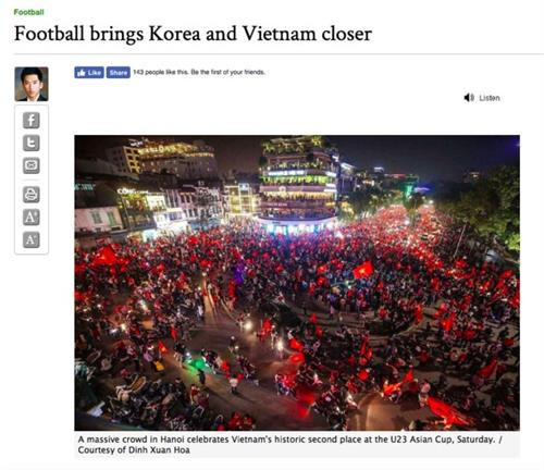 《韩国时报》（Korea Times）电子报页面。（图片来源：因特网）