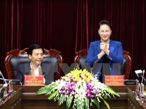 国会主席阮氏金银。（图片来源：越通社）