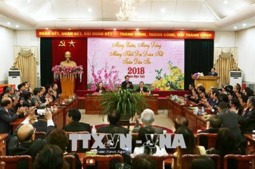 见面会场景。（图片来源：越通社）