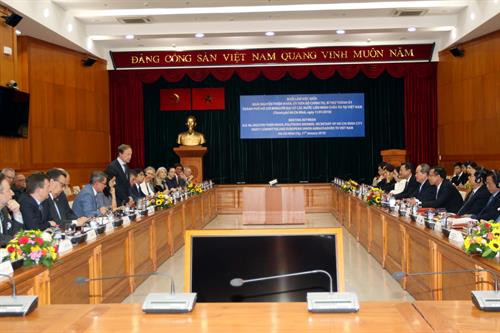 会见场景。（图片来源：越通社）