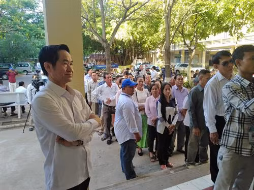 柬埔寨举行第三届首都省市县区理事会选举。图自越通社