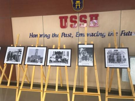 越阿关系历史图片展所展出的图片。（图片来源于互联网）