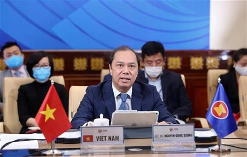 越南外交部副部长阮国勇。图自越通社