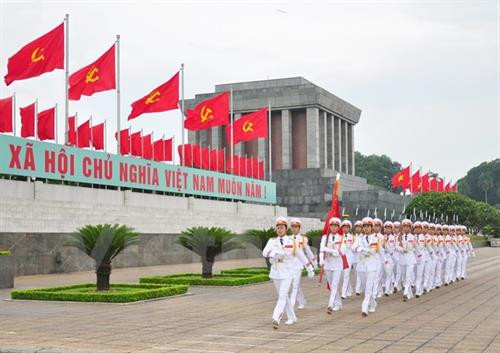 胡志明主席陵。（图片来源：越通社）
